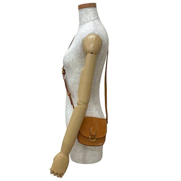 LOUIS VUITTON Brown Leather Pochette Shoulder Bag - Picture 2 of 10